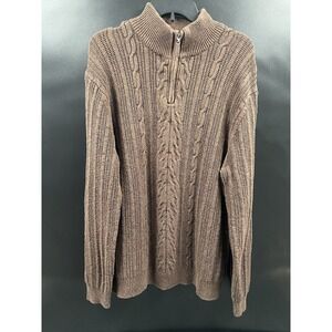 Tasso Elba Brown Turtleneck Sweater